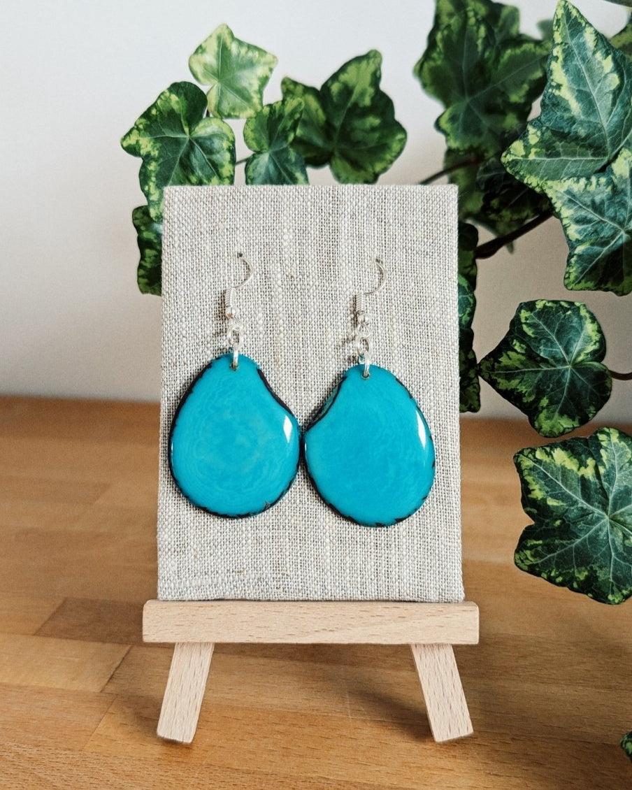 Reana Tagua Nut Handmade Earrings - The Happy Elephant - Tagua Jewellery