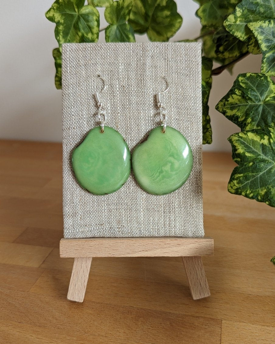 Reana Tagua Nut Handmade Earrings - The Happy Elephant - Tagua Jewellery