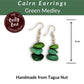 CAIRN  — Handmade Tagua Earrings — 'Only One'