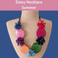 DAISY — Handmade Tagua Statement Necklace — 'Only One'