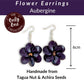 FLOWER — Handmade Tagua Statement Earrings — 'Only One'