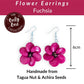 FLOWER — Handmade Tagua Statement Earrings — 'Only One'