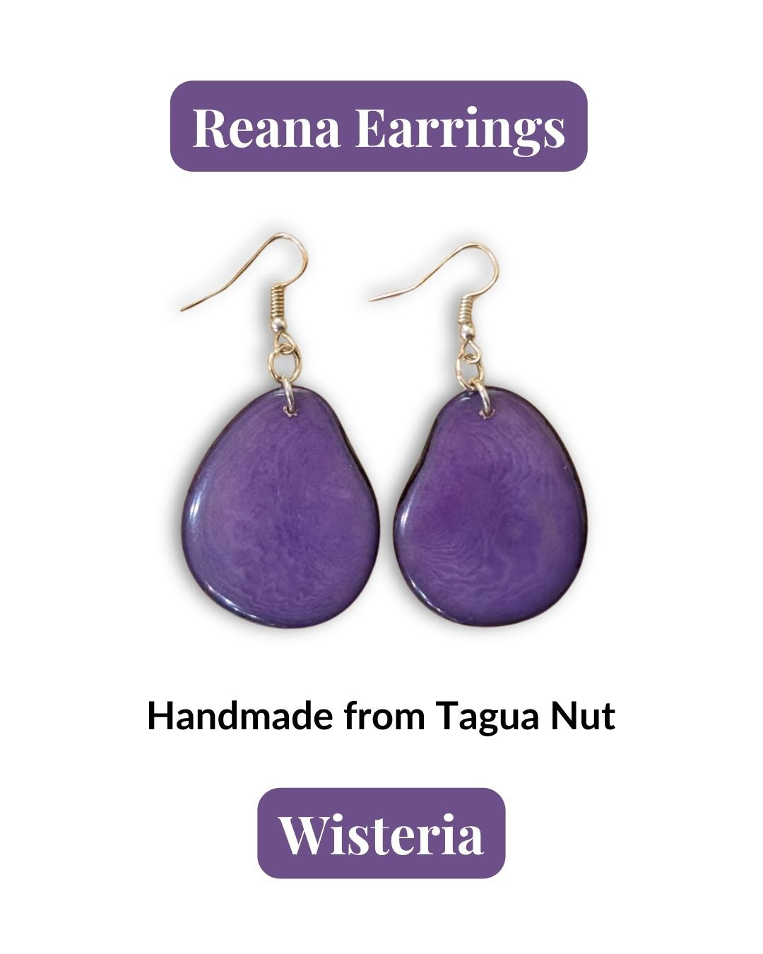 REANA — Handmade Tagua Earrings