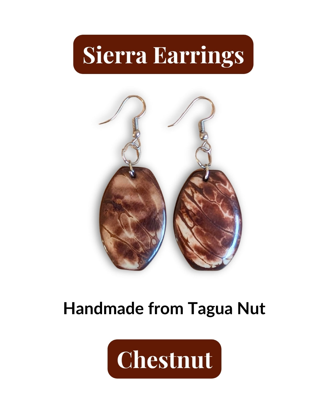 SIERRA — Handmade Tagua Earrings