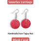 SMARTIES  — Handmade Tagua Earrings