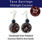 TARA — Handmade Coconut & Acai Earrings