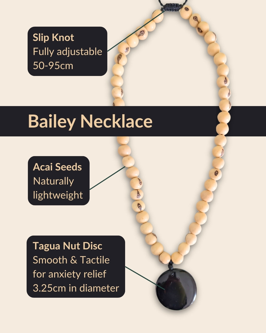 BAILEY — Botanical Artisan Necklace