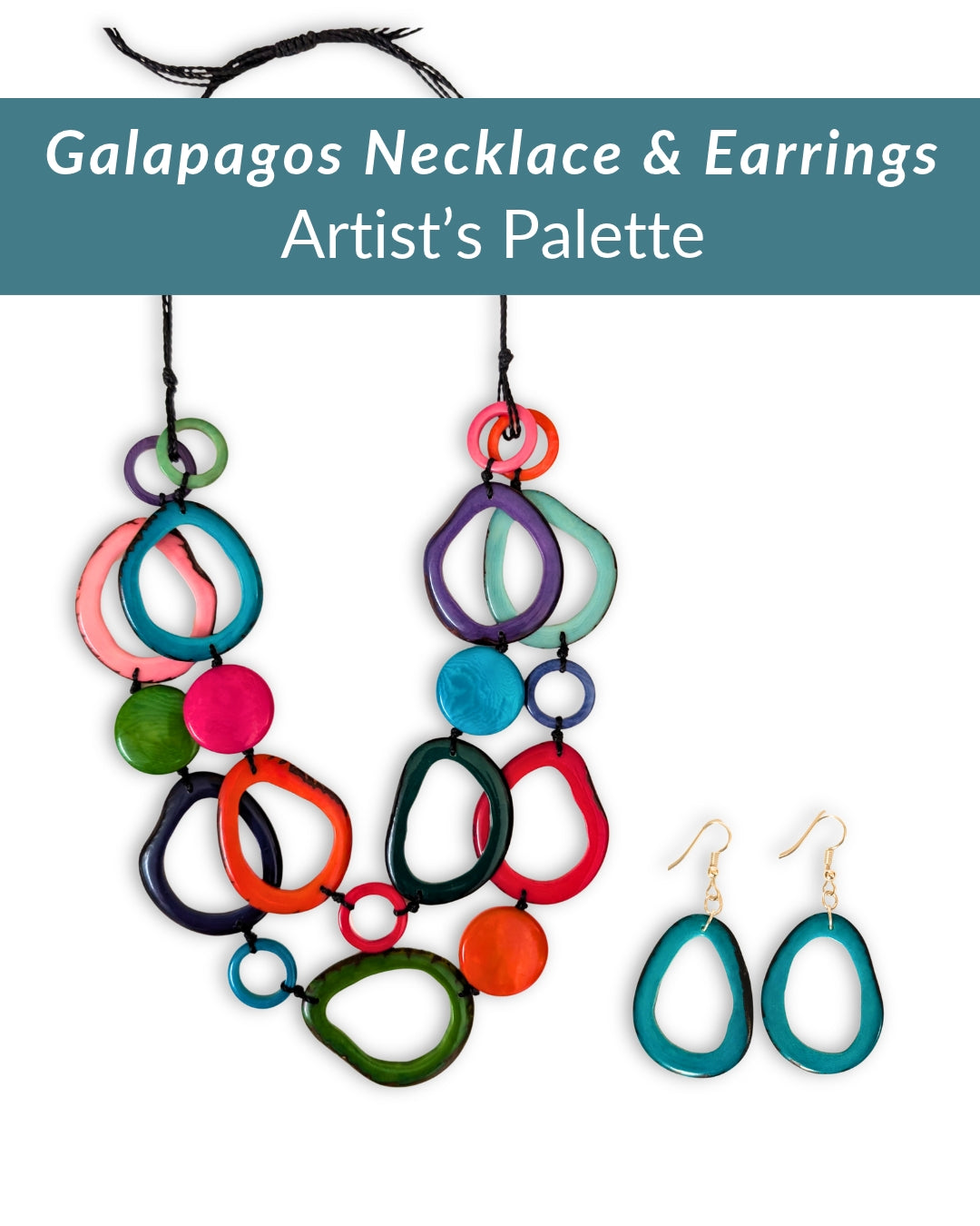 GALAPAGOS · Tagua Necklace & Earring Set