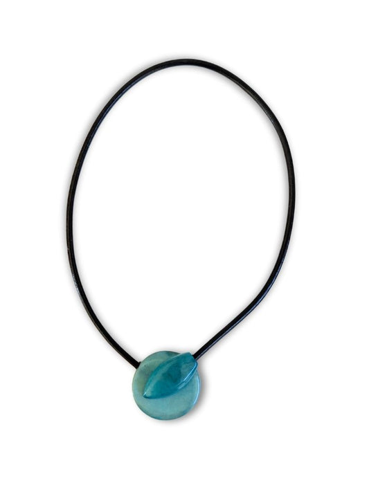 MOONLIGHT— Handmade Tagua Statement Magnetic Necklace — 'Only One'