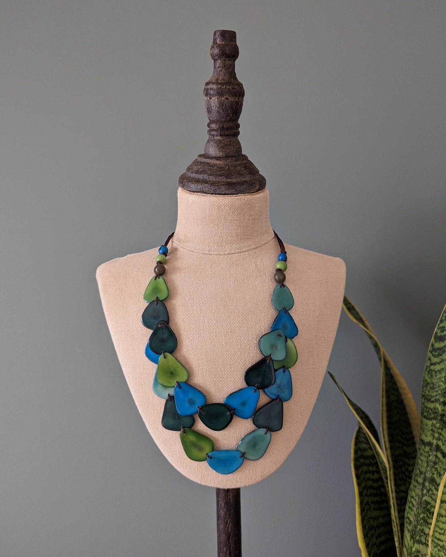 CHICA  — Handmade Tagua Statement Necklace