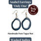 ANABEL — Handmade Tagua Statement Earrings — 'Only One' - The Happy Elephant - Tagua Jewellery