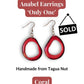 ANABEL — Handmade Tagua Statement Earrings — 'Only One' - The Happy Elephant - Tagua Jewellery