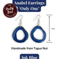 ANABEL — Handmade Tagua Statement Earrings — 'Only One' - The Happy Elephant - Tagua Jewellery