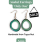 ANABEL — Handmade Tagua Statement Earrings — 'Only One' - The Happy Elephant - Tagua Jewellery