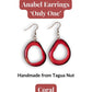 ANABEL — Handmade Tagua Statement Earrings — 'Only One' - The Happy Elephant - Tagua Jewellery