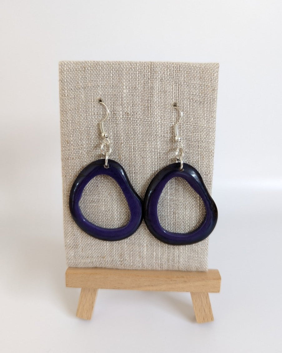 Anabel Tagua Nut Handmade Earrings - The Happy Elephant - Tagua Jewellery