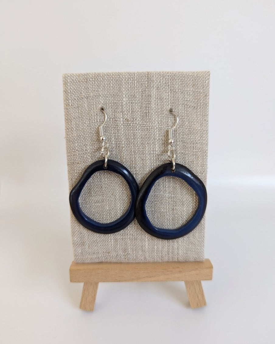 Anabel Tagua Nut Handmade Earrings - The Happy Elephant - Tagua Jewellery