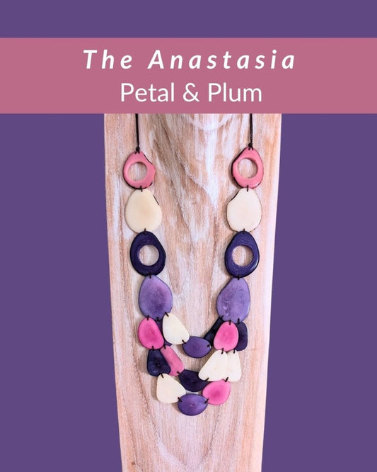 ANASTASIA — Botanical Artisan Necklace - The Happy Elephant - Tagua Jewellery