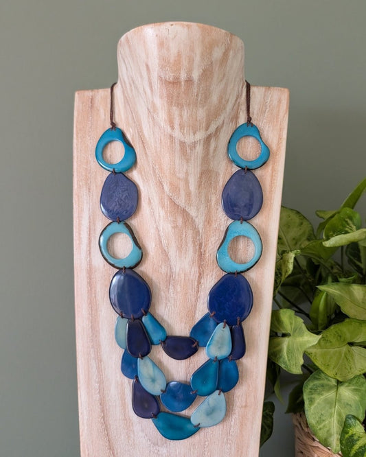 ANASTASIA — Handmade Tagua Statement Necklace - The Happy Elephant - Tagua Jewellery