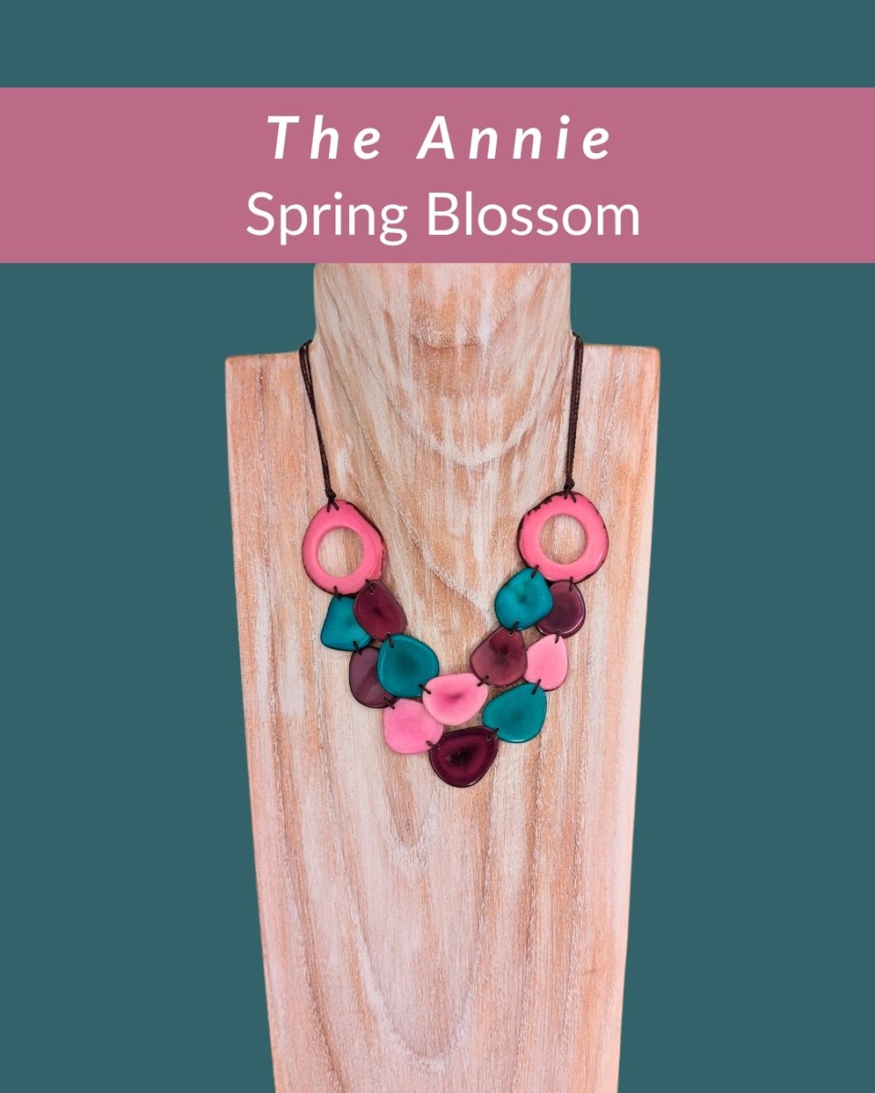 ANNIE — Botanical Artisan Necklace - The Happy Elephant - Tagua Jewellery