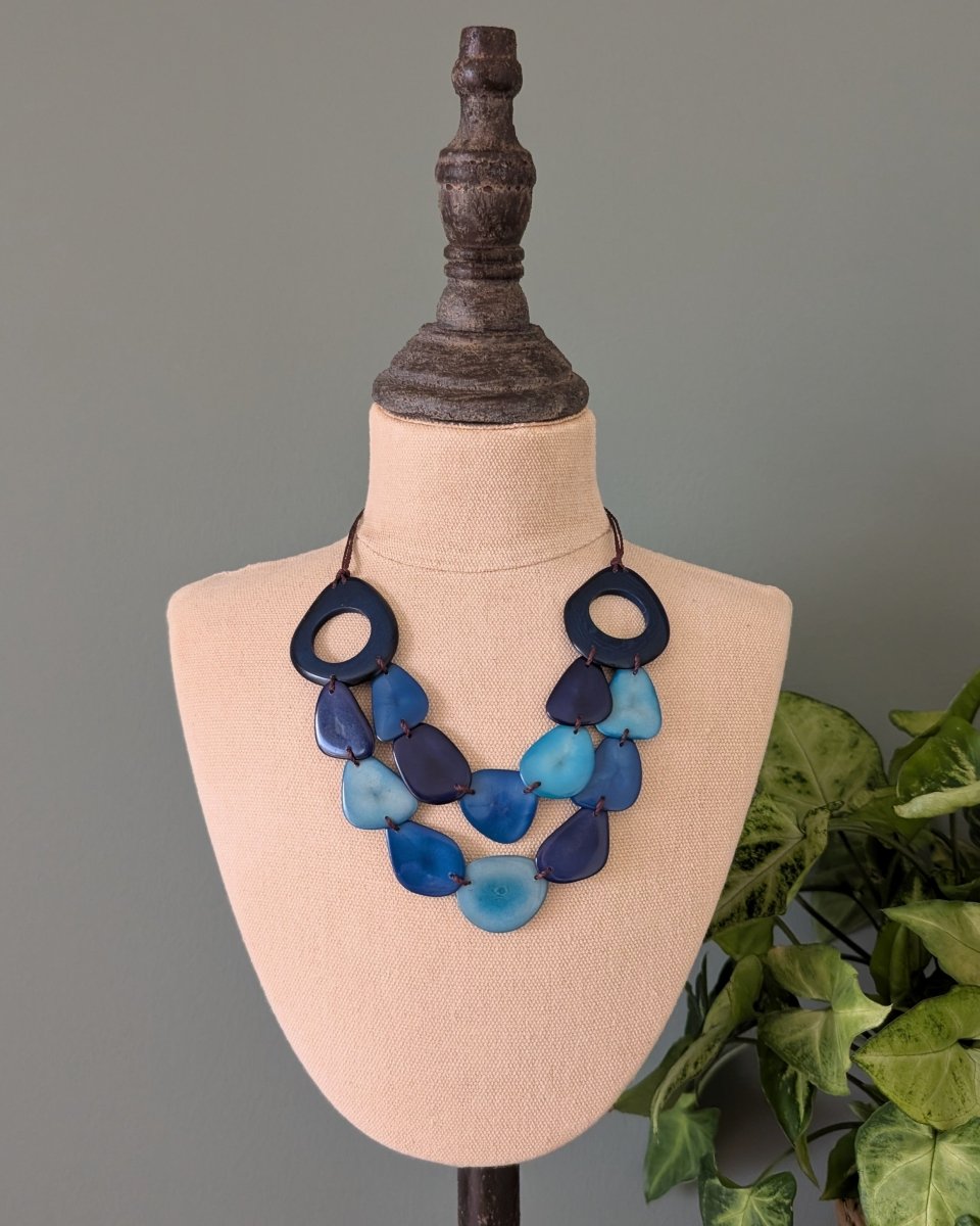 ANNIE — Handmade Tagua Statement Necklace - The Happy Elephant - Tagua Jewellery