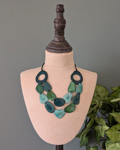 ANNIE — Handmade Tagua Statement Necklace - The Happy Elephant - Tagua Jewellery