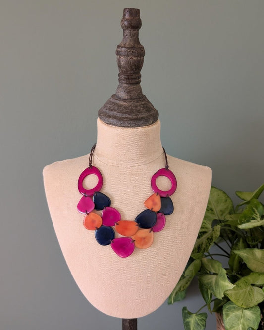 ANNIE — Handmade Tagua Statement Necklace - The Happy Elephant - Tagua Jewellery