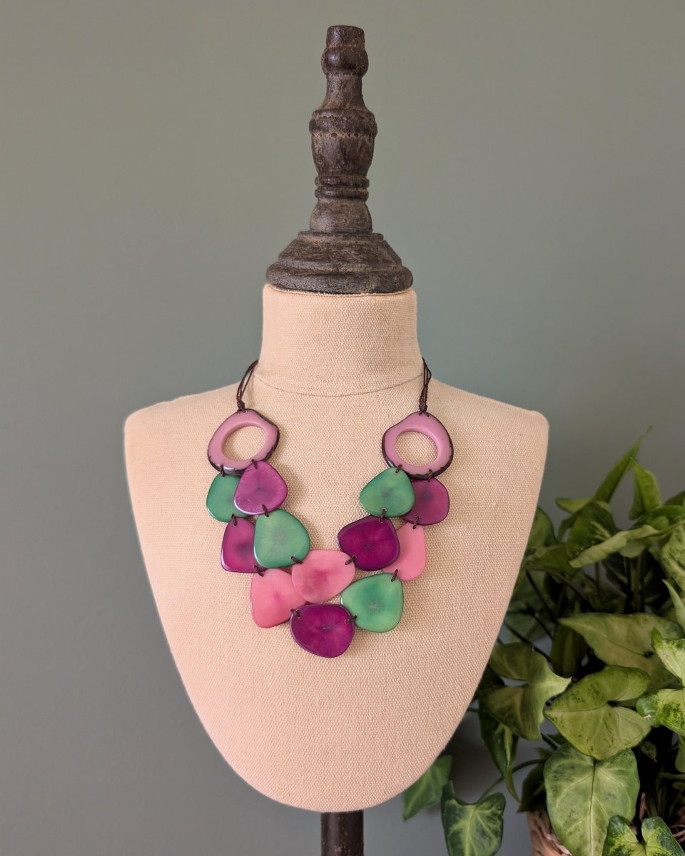 ANNIE — Handmade Tagua Statement Necklace - The Happy Elephant - Tagua Jewellery