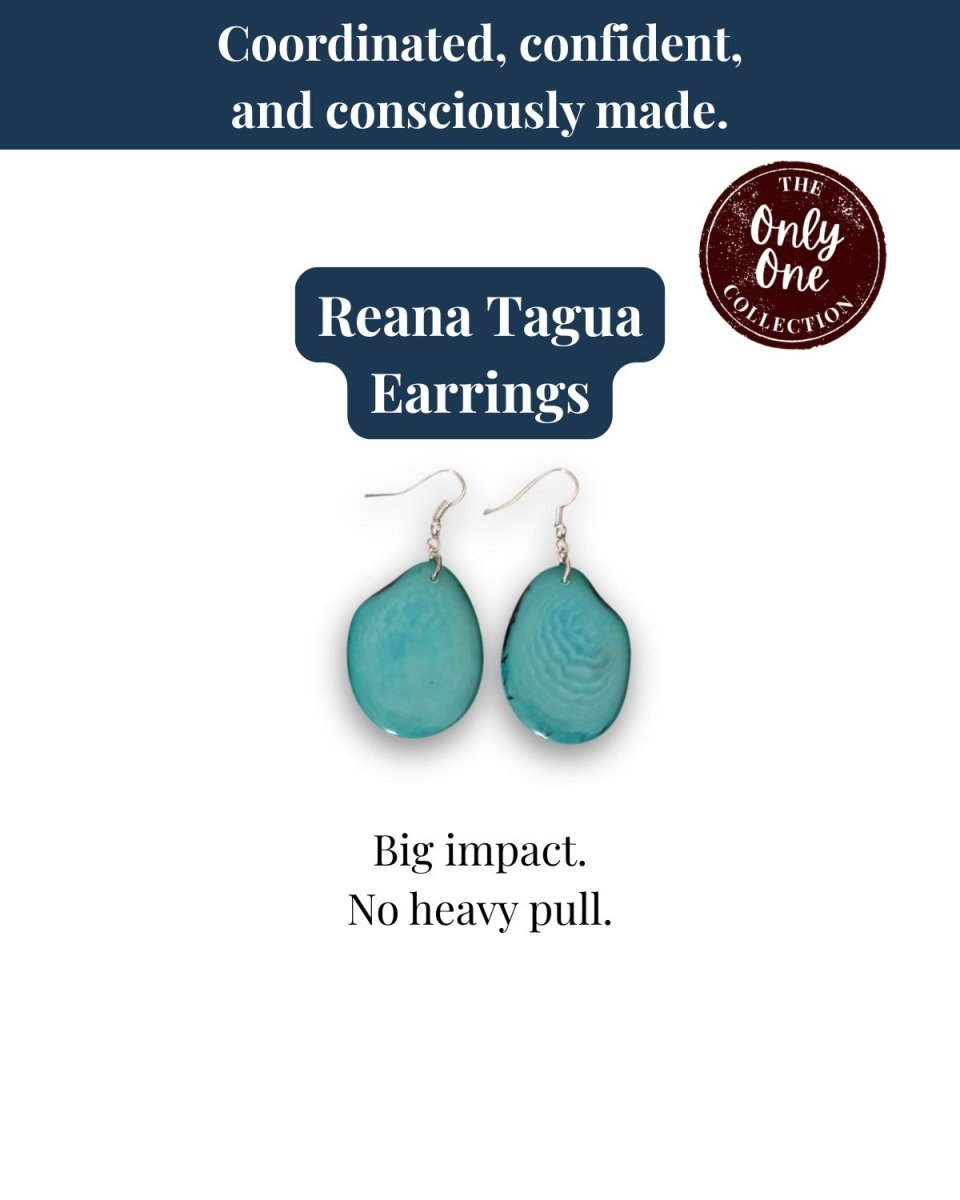 ASHLEY FLOWER JEWELLERY SET — Handmade Tagua Statement Necklace — 'Only One' - The Happy Elephant - Tagua Jewellery