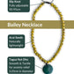 BAILEY — Botanical Artisan Necklace - The Happy Elephant - Tagua Jewellery