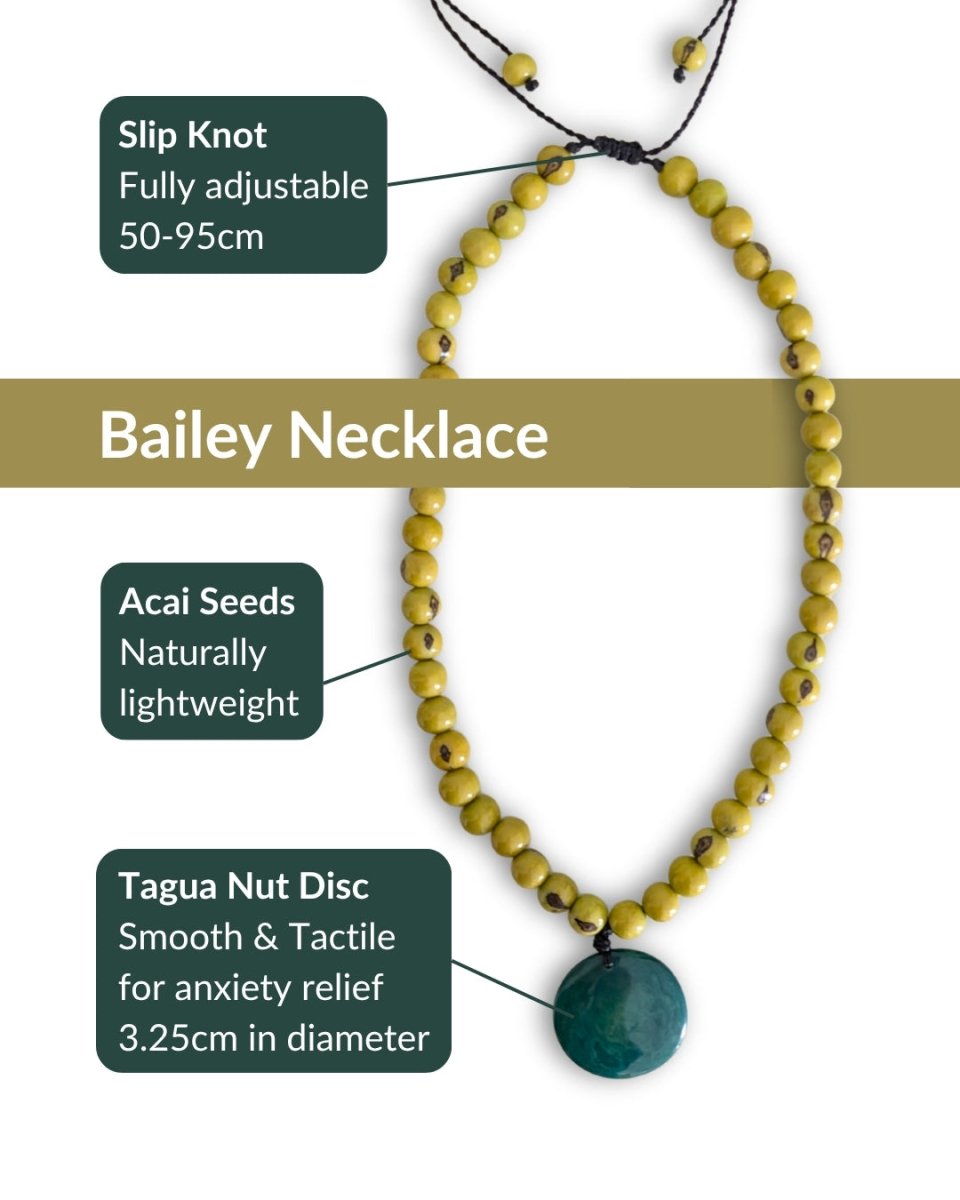 BAILEY — Botanical Artisan Necklace - The Happy Elephant - Tagua Jewellery