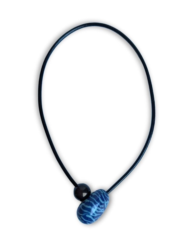 BEACH — Handmade Tagua Statement Magnetic Necklace — 'Only One' - The Happy Elephant - Tagua Jewellery