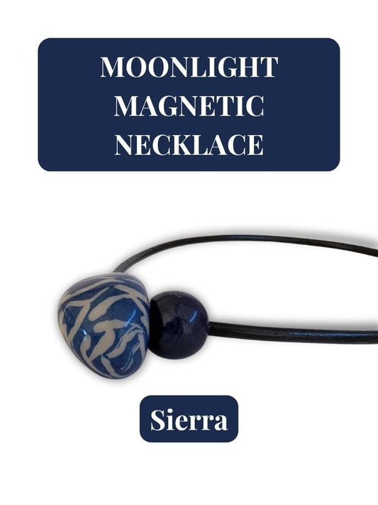 BEACH — Handmade Tagua Statement Magnetic Necklace — 'Only One' - The Happy Elephant - Tagua Jewellery