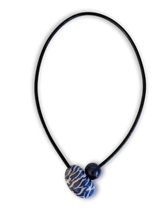 BEACH — Handmade Tagua Statement Magnetic Necklace — 'Only One' - The Happy Elephant - Tagua Jewellery