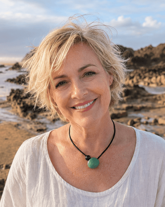 BEACH · Magnetic Pebble Tagua Necklace - The Happy Elephant - Tagua Jewellery