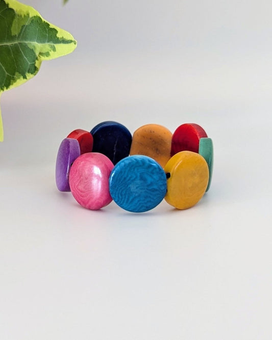 BELLE — Handmade Children's Tagua Bracelet - The Happy Elephant - Tagua Jewellery