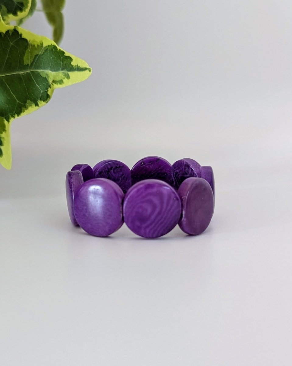 BELLE — Handmade Children's Tagua Bracelet - The Happy Elephant - Tagua Jewellery