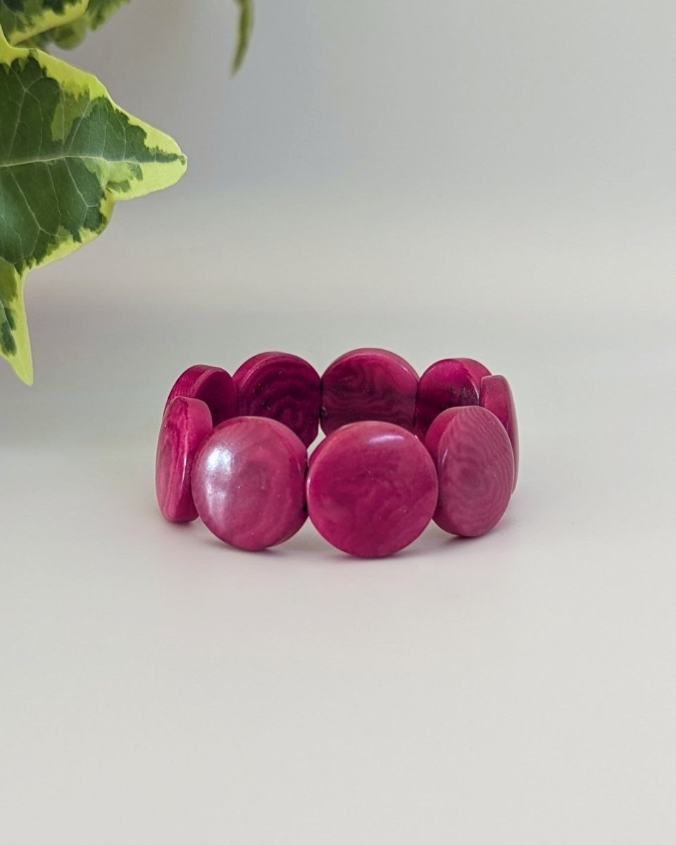 BELLE — Handmade Children's Tagua Bracelet - The Happy Elephant - Tagua Jewellery