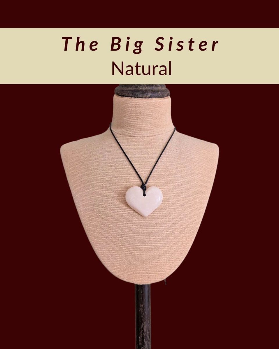 BIG SISTER — Botanical Artisan Pendant Necklace - The Happy Elephant - Tagua Jewellery
