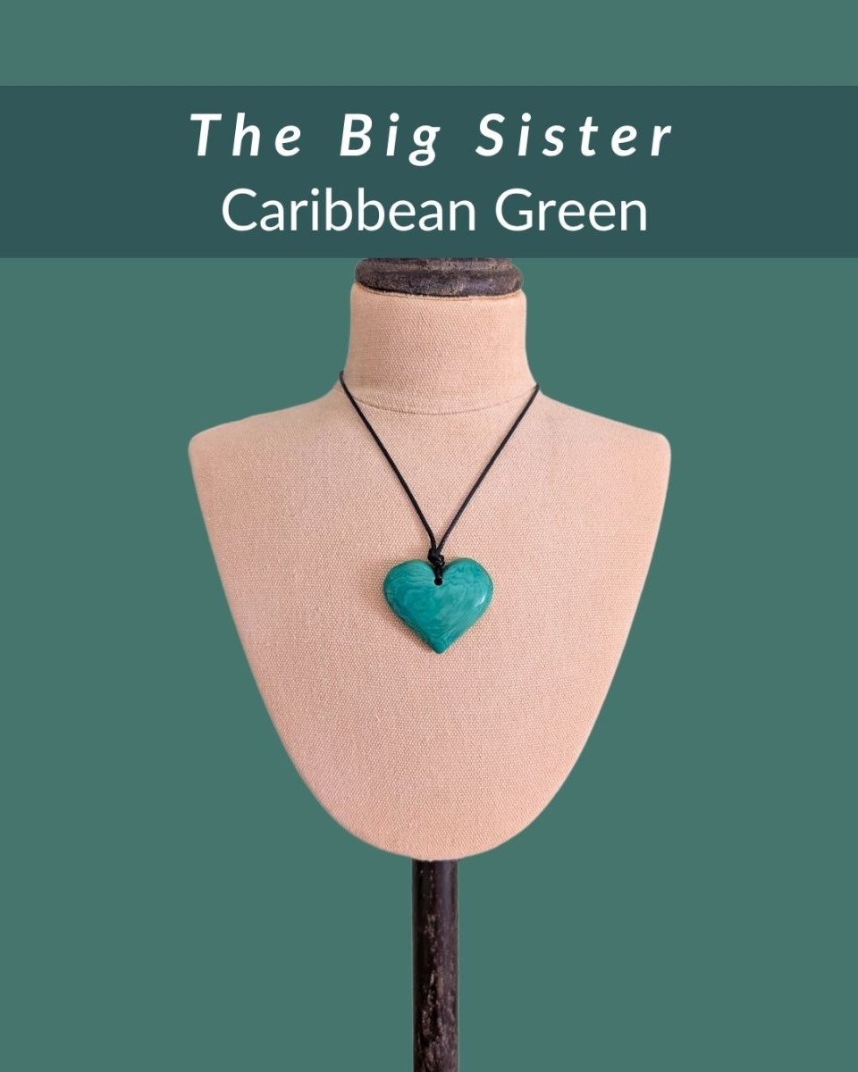 BIG SISTER — Botanical Artisan Pendant Necklace - The Happy Elephant - Tagua Jewellery
