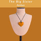 BIG SISTER — Botanical Artisan Pendant Necklace - The Happy Elephant - Tagua Jewellery