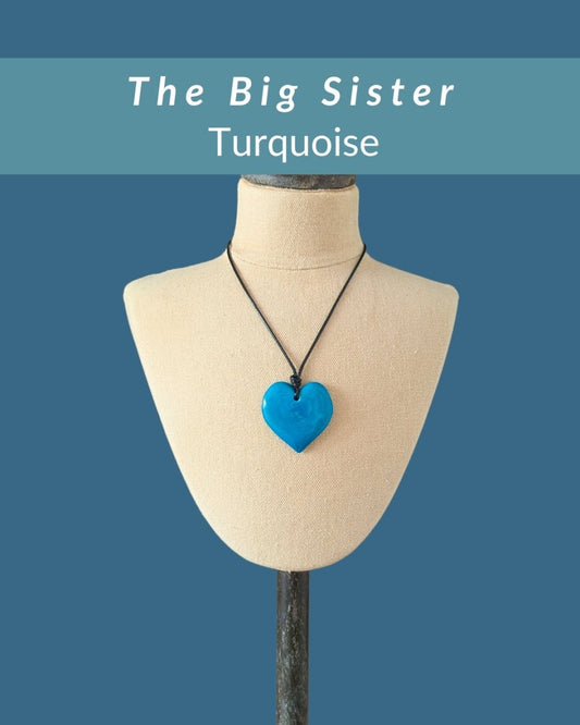BIG SISTER — Botanical Artisan Pendant Necklace - The Happy Elephant - Tagua Jewellery