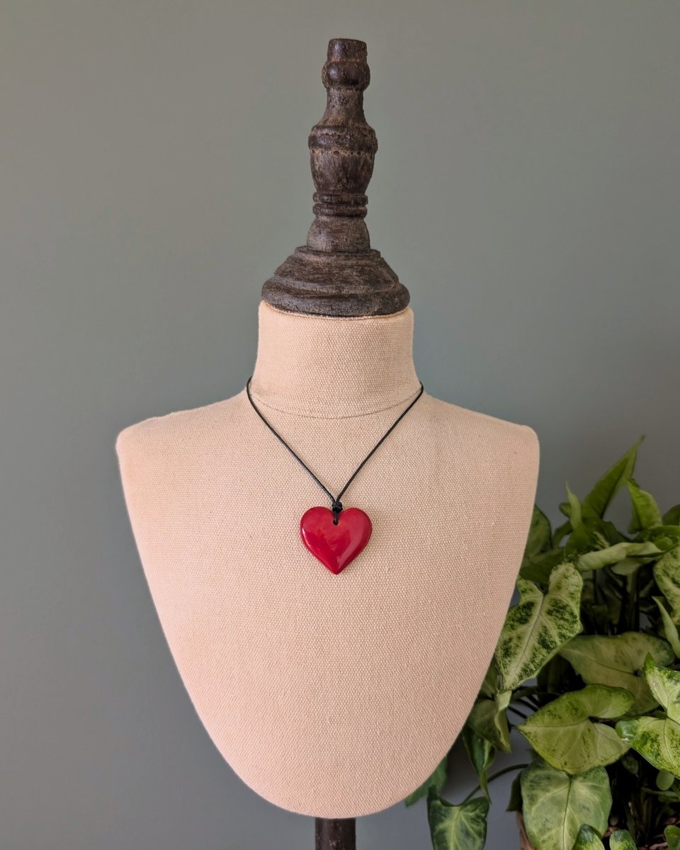 BIG SISTER — Handmade Tagua Statement Pendant Necklace - The Happy Elephant - Tagua Jewellery