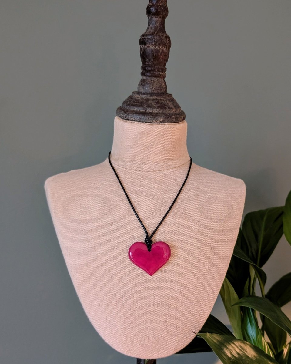 BIG SISTER — Handmade Tagua Statement Pendant Necklace - The Happy Elephant - Tagua Jewellery