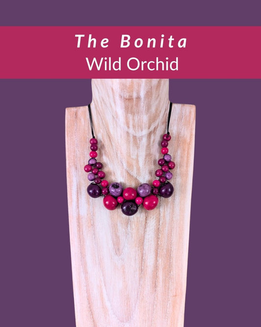 BONITA — Botanical Artisan Necklace - The Happy Elephant - Tagua Jewellery