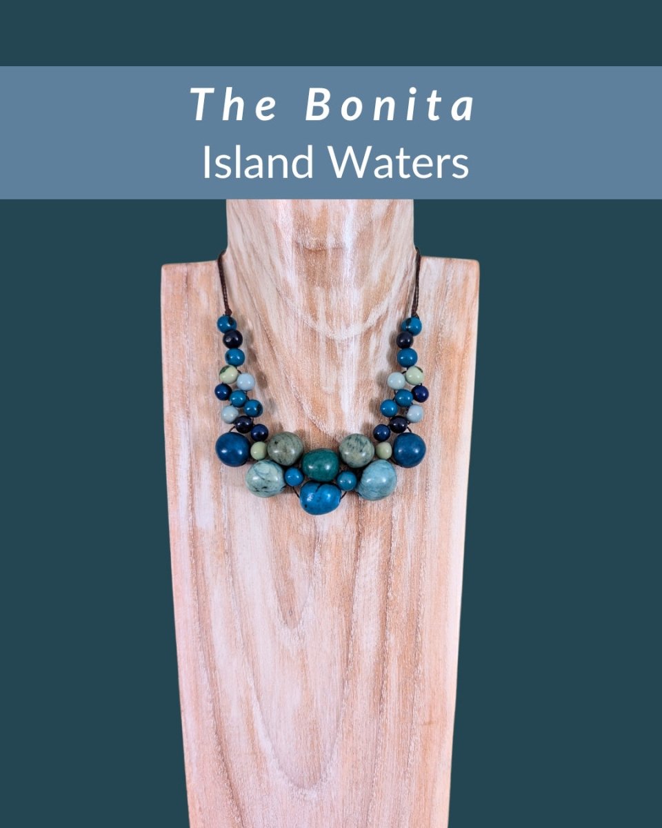 BONITA — Botanical Artisan Necklace - The Happy Elephant - Tagua Jewellery
