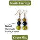BONITA — Handmade Acai Seed Earrings - The Happy Elephant - Tagua Jewellery