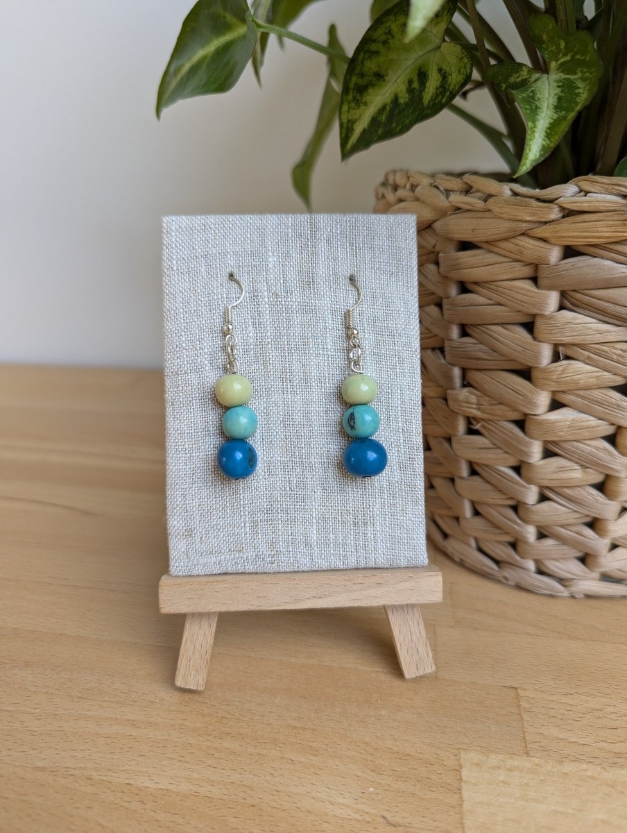 BONITA — Handmade Acai Seed Earrings - The Happy Elephant - Tagua Jewellery