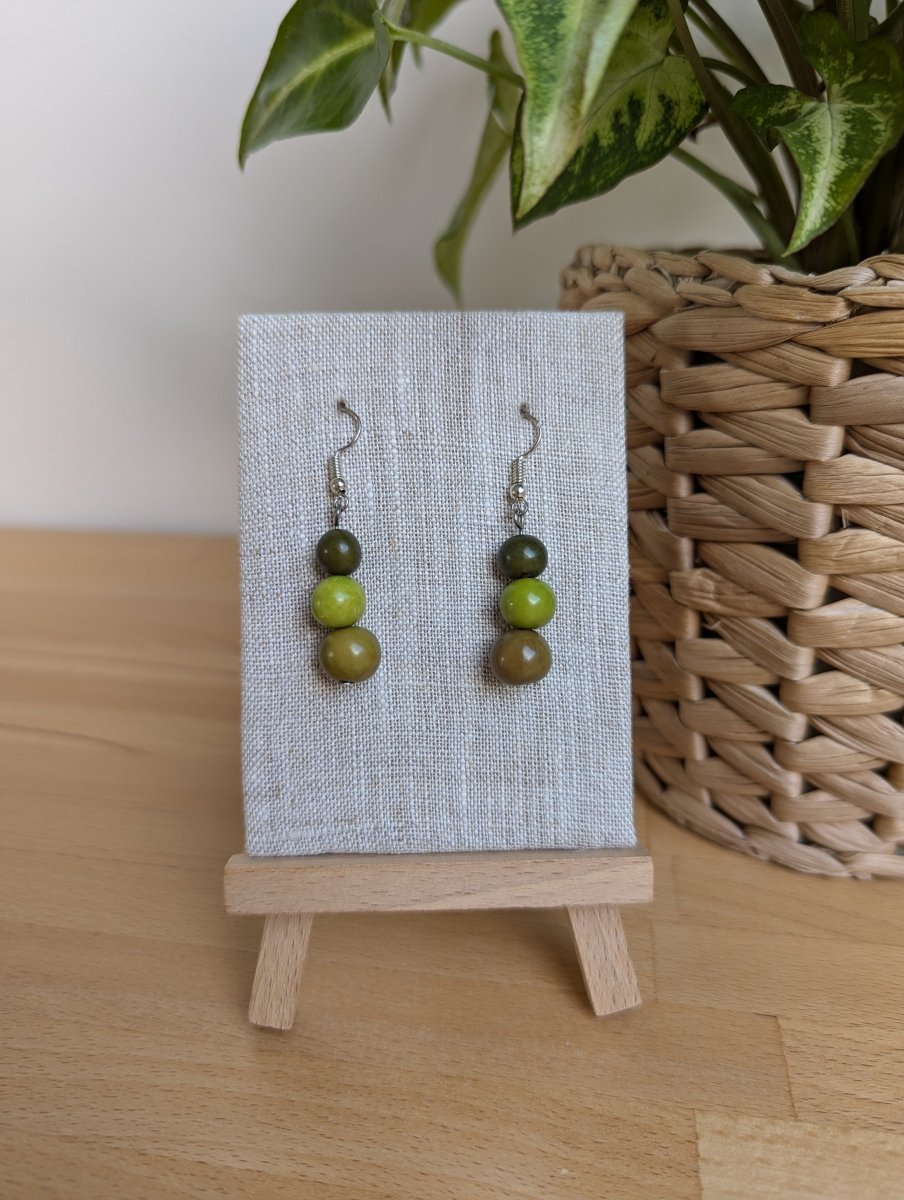 BONITA — Handmade Acai Seed Earrings - The Happy Elephant - Tagua Jewellery