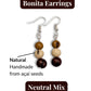 BONITA — Handmade Acai Seed Earrings - The Happy Elephant - Tagua Jewellery